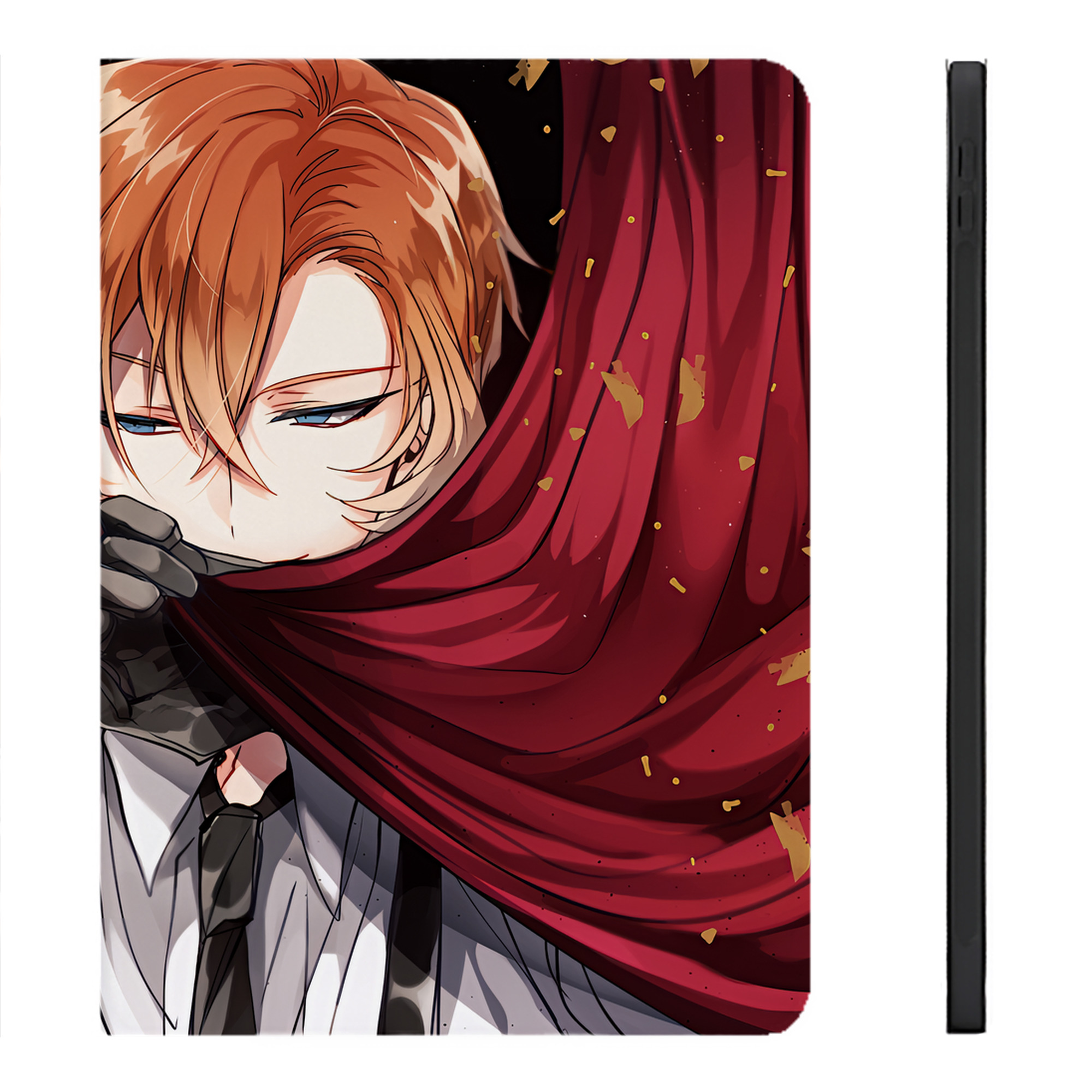 （画像用） 文豪ストレイドッグス Bungo Stray Dogs IPadケース ペンホルダー付き ブックスタイルデザイン